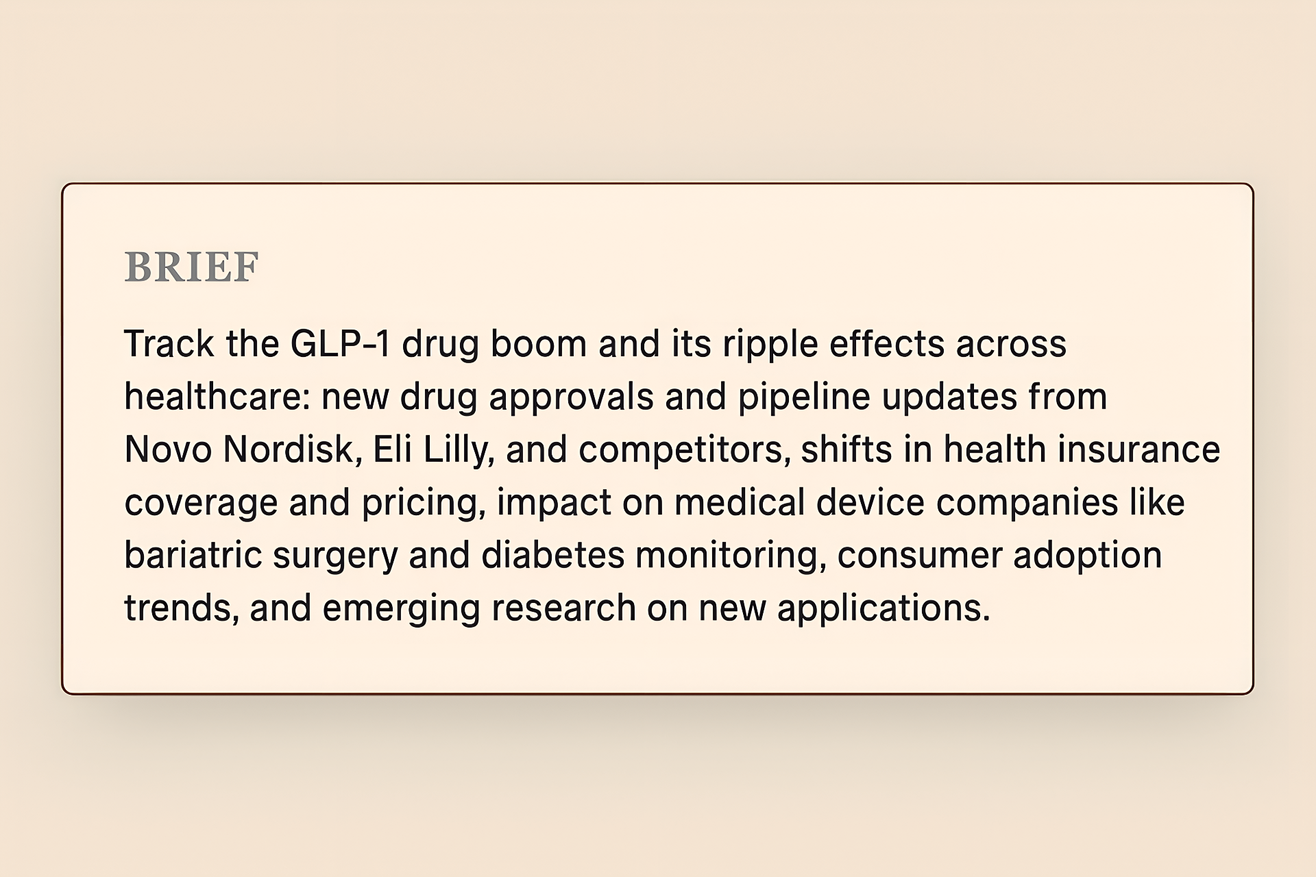 Briefing Lefty with a research prompt